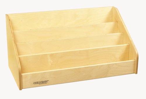 Childcraft Toddler Low Library Bookshelf, 4 Shelves, Wooden, 30 x 15-7/8 x 14 Inches