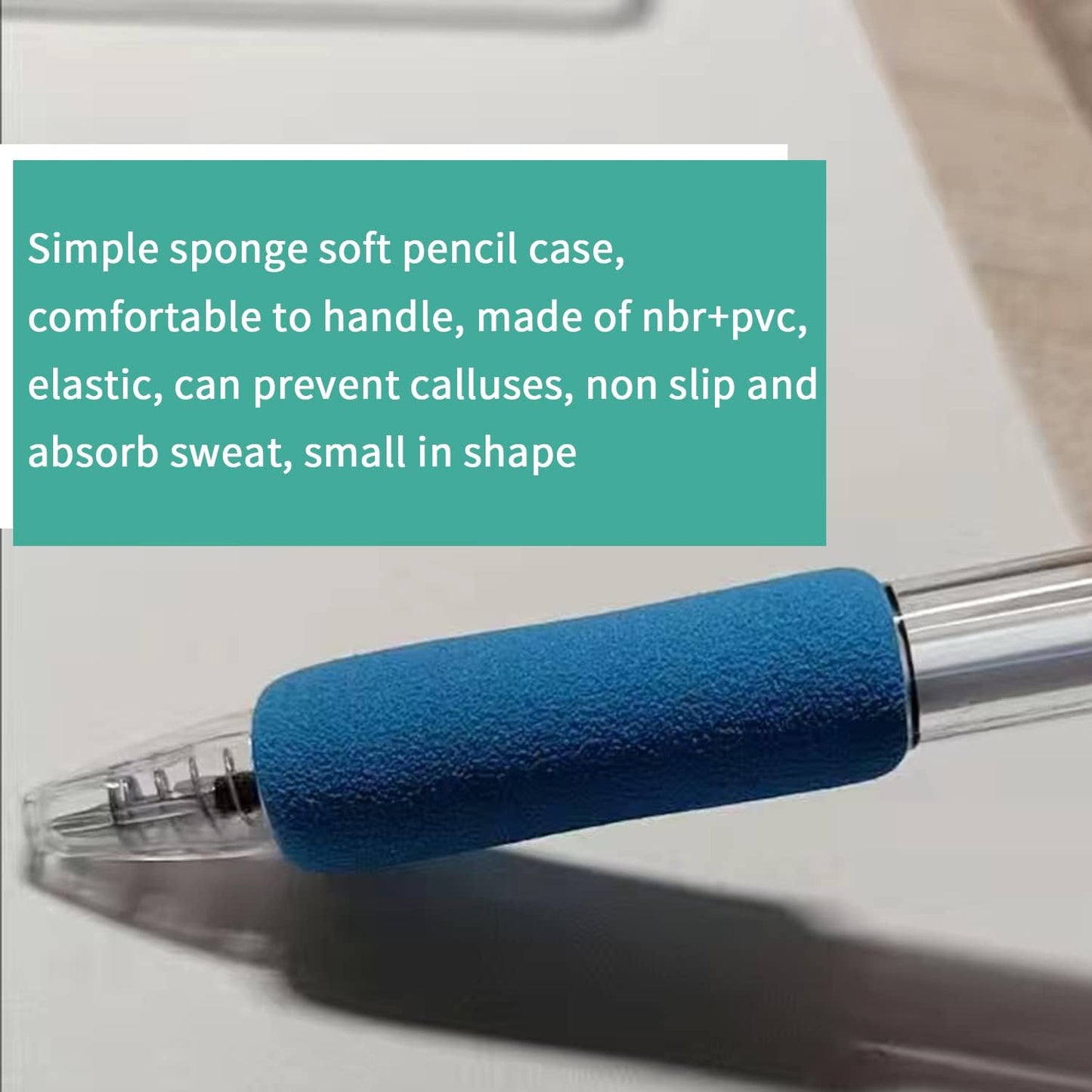 Skiennix Pencil Grips - 30 Colorful Cushioned Writing Aids for Kids & Adults | Multicolor Set