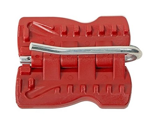 The Original Fat Ivan Fold Up Doorstop Wedge with Magnet Red (Pack of 2)
