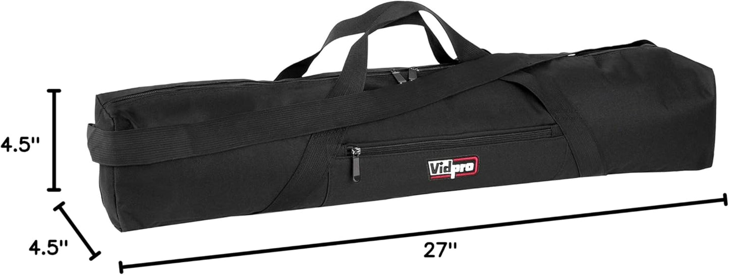 VidPro TC-27 Padded Tripod Bag - Durable Protection for 27-Inch Tripods | Lightweight & Portable