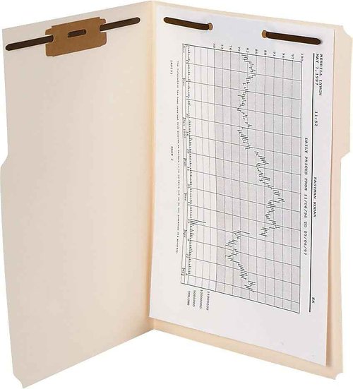 Pendaflex 1/3-Cut Top Tab Manila Folders with 2 Bonded Fasteners 50 Pack (M13U13)