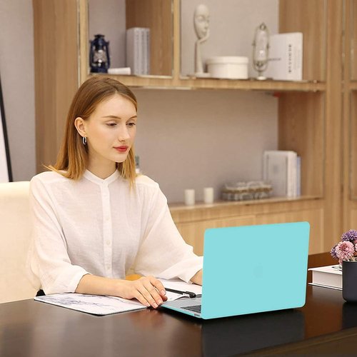 MOSISO MacBook Pro 13 Inch Case - Durable Hard Shell with Keyboard Cover & Screen Film | Turquoise