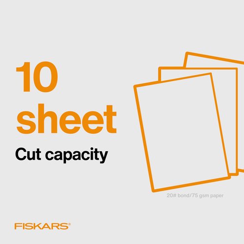 Fiskars Precision Paper Trimmer, Easy and Accurate Crafting Tool, Cuts Straight for Crafts, Cards, and More