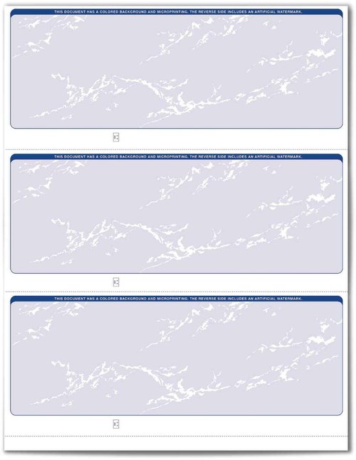 VersaCheck Security Business Check Refills, Business Voucher, Blue Prestige, 1 Box of 500 Sheets (10BP02-01247-9)
