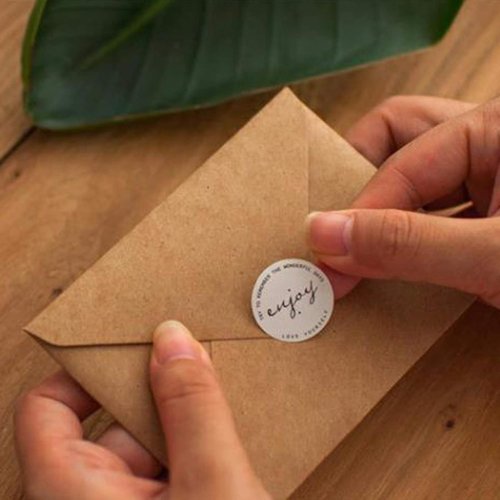 Kraft Envelopes | 100 Pack Brown Invitation Envelopes for Weddings, Baby Showers & Office (5.25" x 7.25")