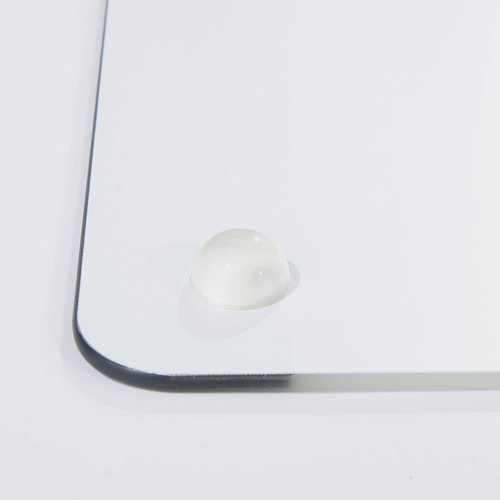 Iceberg Clarity Glass Personal White Board, Office Supplies, Arctic White, with Marker, Tray and Eraser, 12" W x 16" H