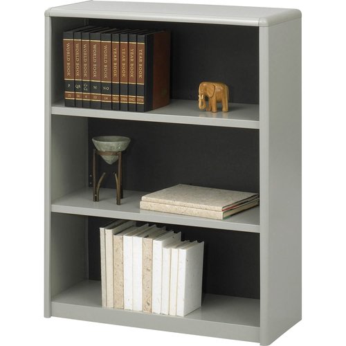 Safco Products 7171GR ValueMate Economy Bookcase, 3-Shelf, Gray