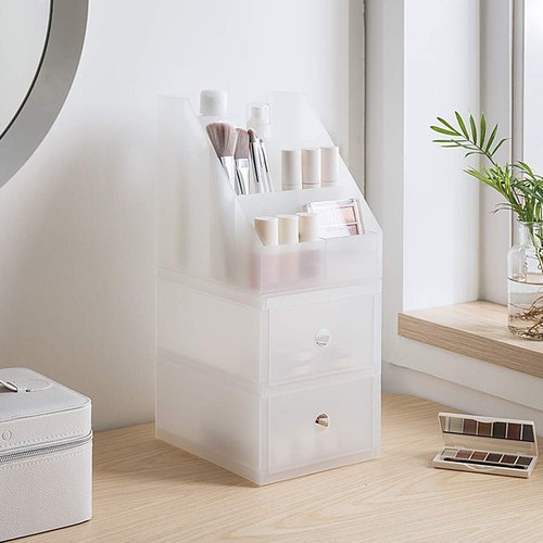 Poeland Multifunctional Desktop Management Organizer Makeup Storage Box Collection