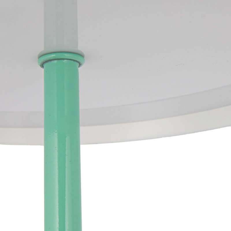 Creative Co-Op Large Metal LED Table Lamp with Inline Switch, Green Finish