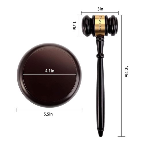 Personalized Gavel Personalized Judge Hammer with Message Custom Judges Gavel and Sound Block for Lawyer, Business, Auction Sale, Gifts for Judge
