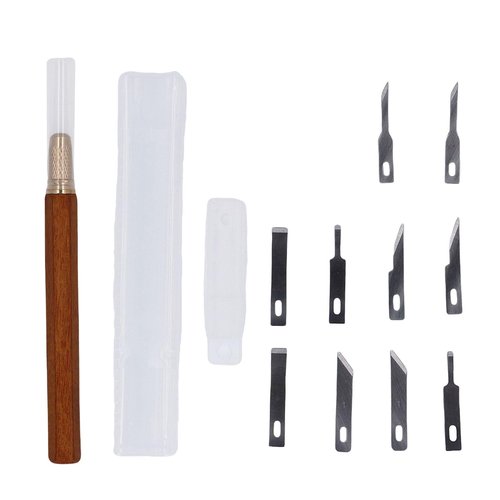 FTVOGUE Exacto Knife Hobby Knife Craft Knifes Detail Craft Knife with Blades for Crafting, Arts, Modeling, Scrapbooking, Stencil