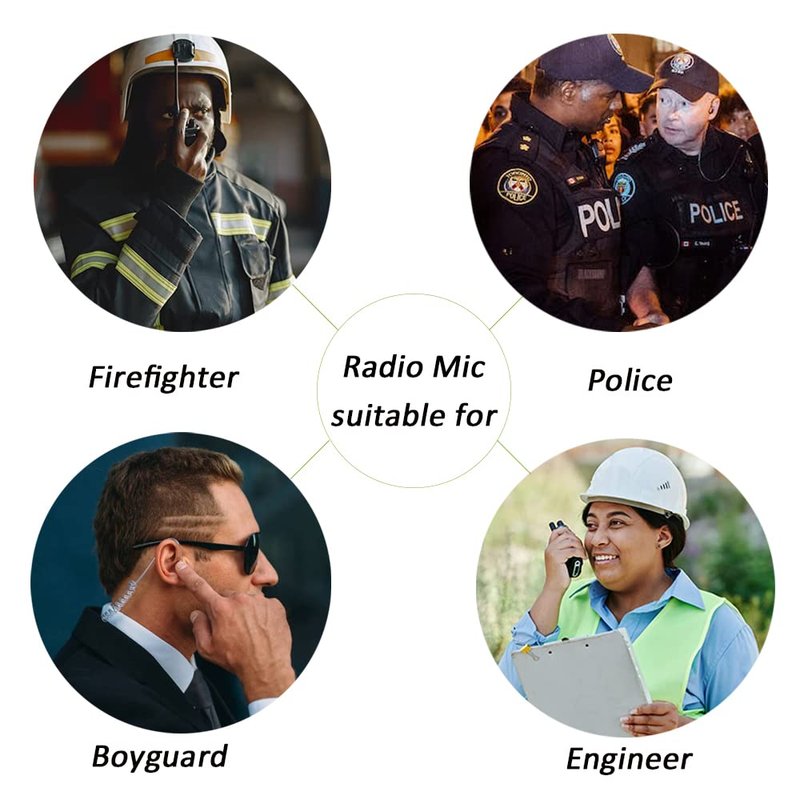 BVMAG Microphone for HYT Hytera Radio BD500 BD502i PD560 PD502 PD530 TC-600 TC-500 TC-508 TC-610 TC-620 TC-700 TC-518 TC-580 Walkie Talkie Speaker Mic