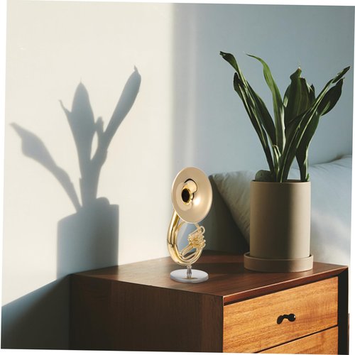 FAVOMOTO 1 Set Mini Sousaphone Model Realistic Instrument Decor for Home Office Ornament with Unique Design for Balcony Bedroom