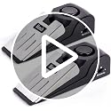 Monsin 2 Pack Door Stop Alarm with 120dB Security Alarm - Black