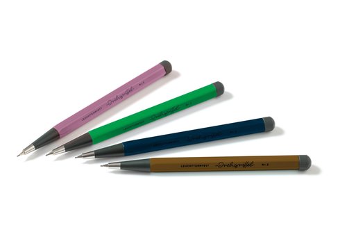 LEUCHTTURM1917 Dusty Rose 372221 Pencil with Twist Mechanism Aluminium Steel Design Award-winning No. 2