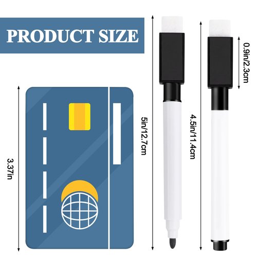 RETON Rewritable Magnetic Dry Wipe White Board Markers Pens With Eraser Cap (600 Pcs, Black)