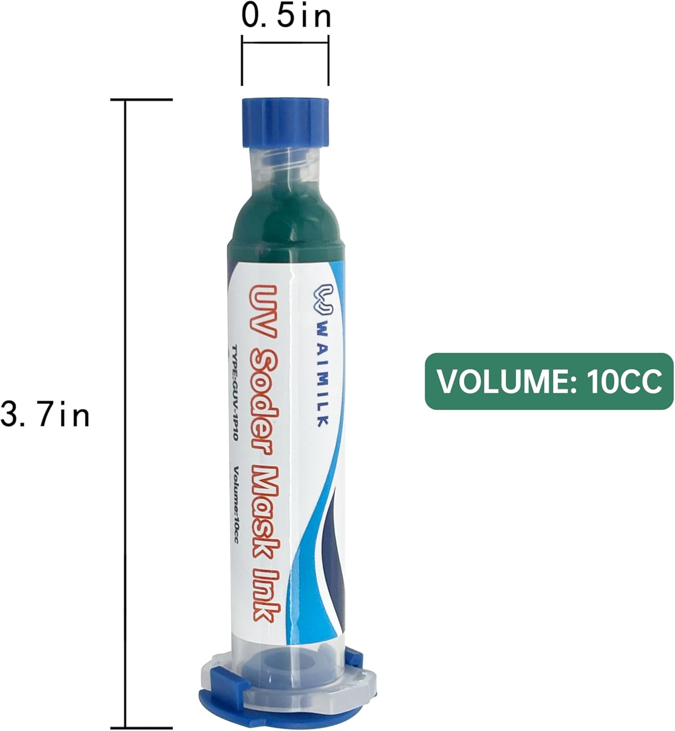 Waimilk 3PCS UV Solder Mask Ink - Green BGA & PCB Light Curing Solder Resist Ink