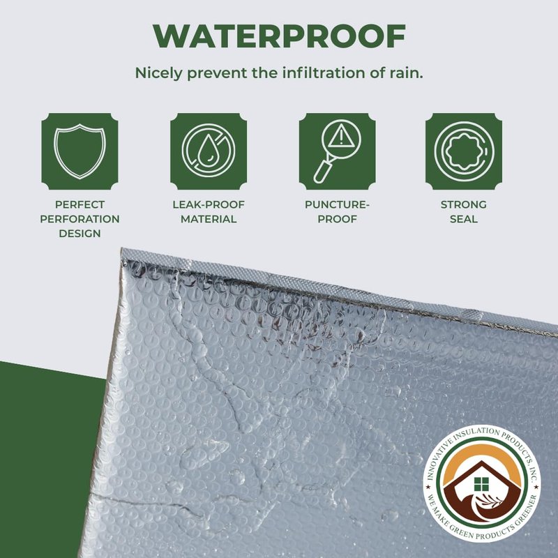 25-Pack IIP Texas Insulated Bubble Mailers, Thermal Radiant Barrier, Waterproof Self-Seal Shipping Bags, Metallic Silver, Multiple Sizes (11" x 15" / 25 Count)