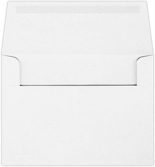 LUXPaper A4 Invitation Envelopes | 4 1/4" x 6 1/4" | Bright White | 70lb. Text | 500 Qty
