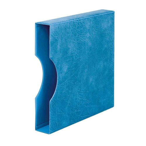 Lindner 1124 - B Set: Ringbinder REGULAR mit Kassette-blau