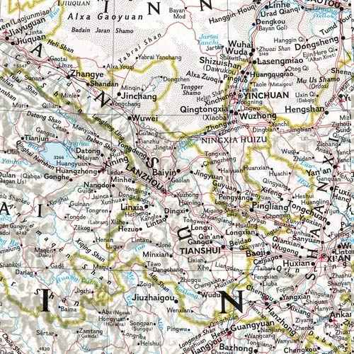 National Geographic: China Classic Wall Map - 30.25 x 23.5 inches - Art Quality Print
