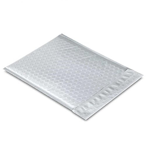 SALES4LESS Poly Bubble Mailers - Waterproof Cushioned Padded Envelopes, 5 x 10 in (50 Pack, White)
