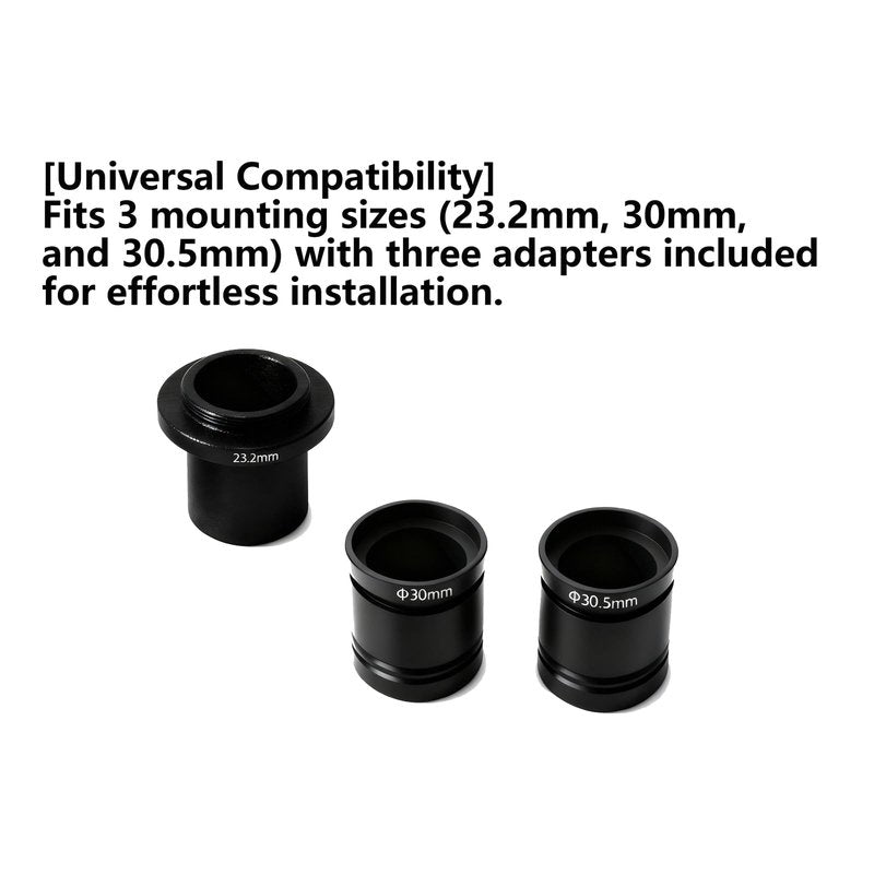 Chaovveion 4K HD Microscope Camera with Real-Time Imaging – 4608 x 3456 Resolution, 16MP USB Digital Camera for Still Photos and Live Video Capture