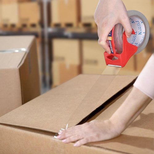 Heavy Duty Clear Packing Tape - 1.88 Inches Wide, 60 Yards Per Roll | Ideal for Shipping & Moving