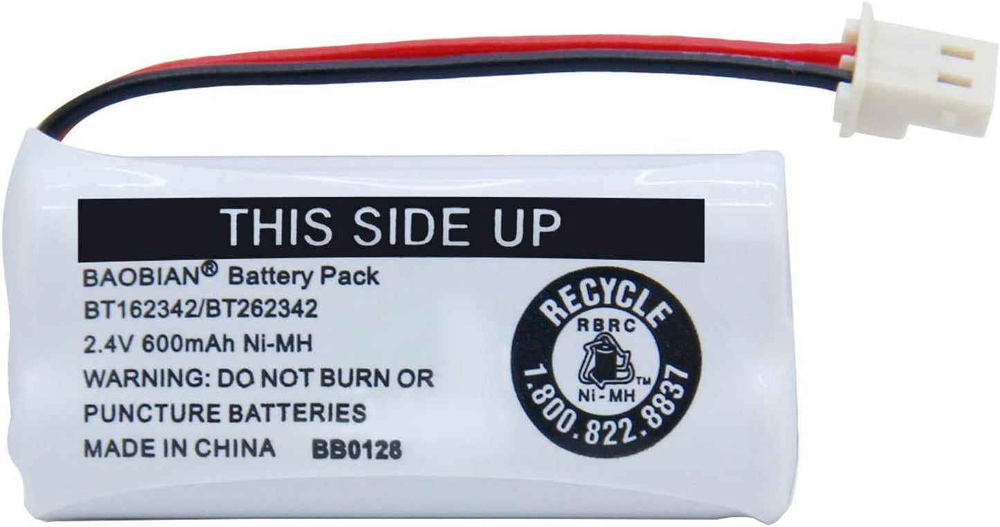 VTech BT162342 Battery - Compatible with CS6114, CS6419, CS6719 | Pack of 2 for Reliable Power