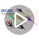 Multicolor Heavy Duty All Purpose Scissors 8.3 inch - Ergonomic Craft & Office Cutting Tool
