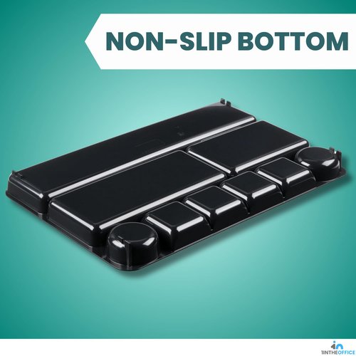 1InTheOffice Desk Drawer Organizer 9-compartment Drawer Tray Organizer (2 Pack)