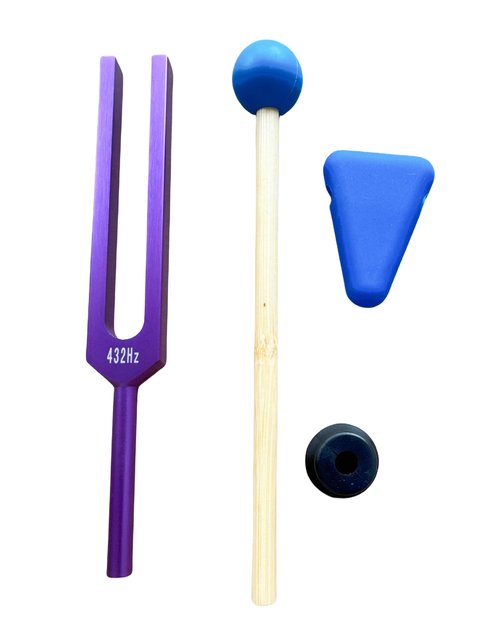 Feqsky Sound Therapy Tuning Forks 432Hz for Healing Repairing Nervous System Musical Instrument and Stress Reliever Testing Health Care