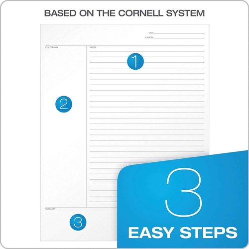 TOPS FocusNotes Note Taking System Legal Pad, 8-1/2 x 11-3/4 Inches, White, 50 Sheets (77103) - 6 PACK