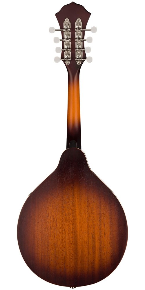 Fender Paramount PM-180E Mandolin Aged Cognac Burst Bundle with Gig Bag, Tuner, Strings, and Picks