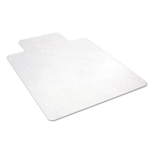 Alera Non-Studded Chair Mat for Hard Floor, 36" x 48", with Lip, Clear