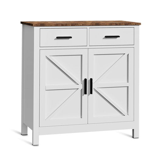 Bellemave Farmhouse Buffet Cabinet, Kitchen Storage Cabinet, Coffee bar Cabinet, Sideboard, Buffets & sideboards, for Kitchen, Dining Room, Entryway, Living Room Cabinet, White
