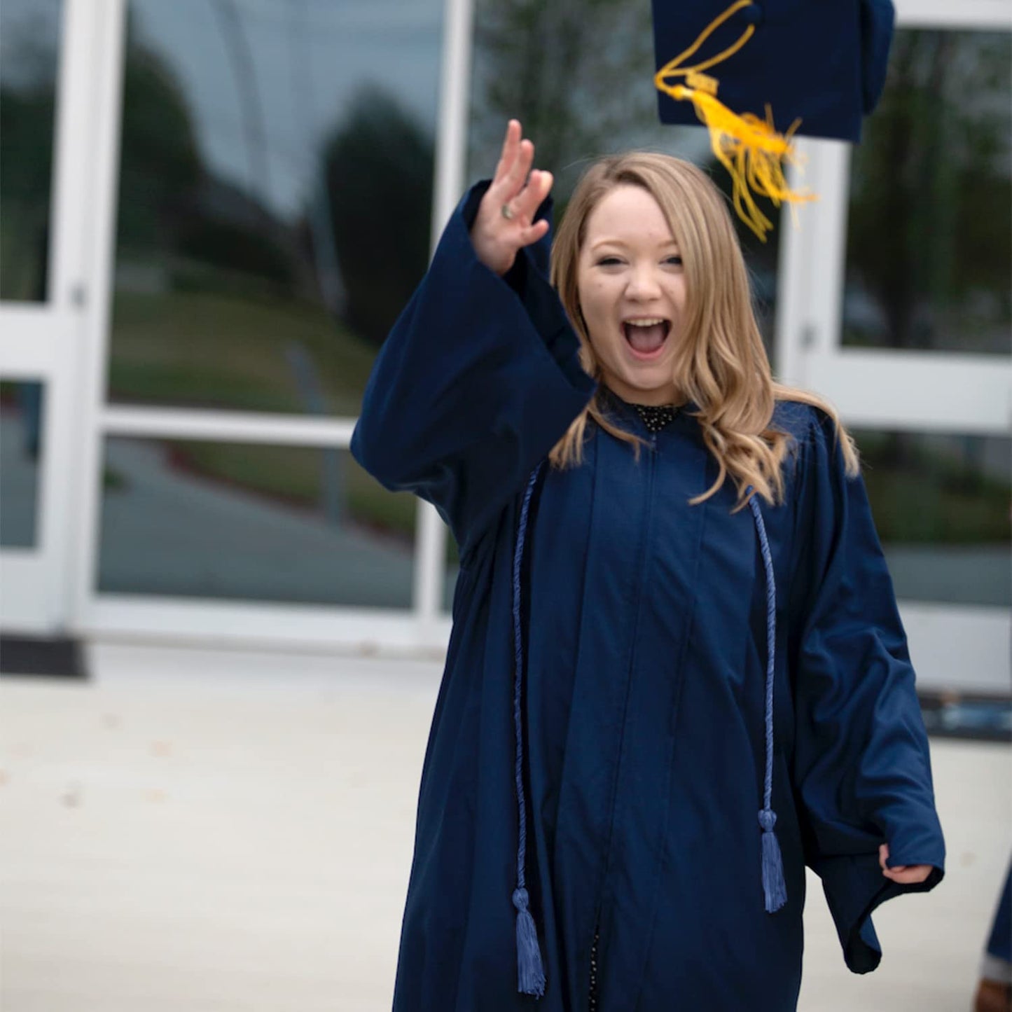 Endea Graduation Single Honor Cord (Navy Blue)