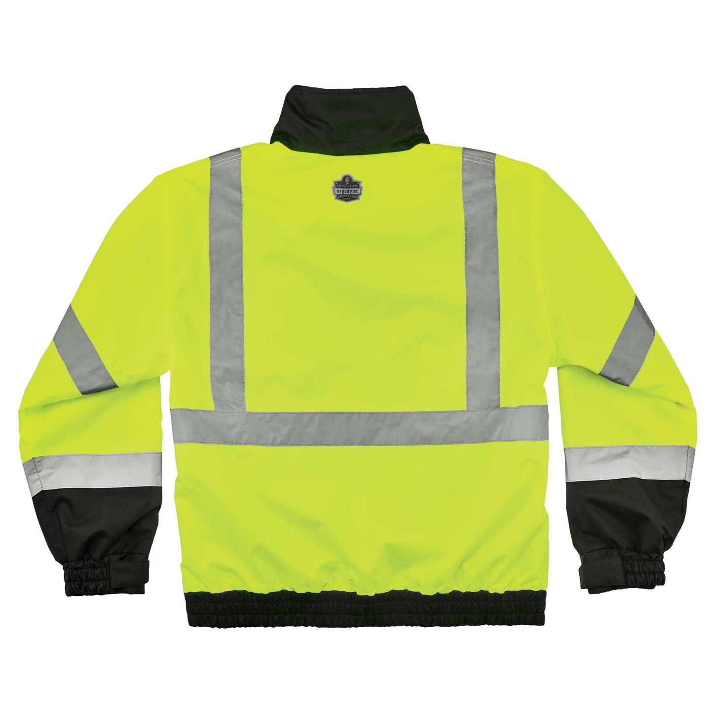 High Visibility Reflective Winter Bomber Jacket, Zip Out Fleece Liner, ANSI Compliant, Ergodyne GloWear 8379