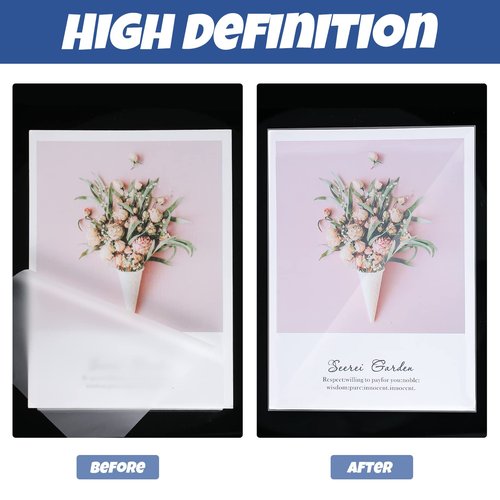 100 Pack Thermal Laminating Pouches 10 Mil Clear Laminating Sheets Plastic Laminating Paper Hot Glossy Laminator Pouches Office Laminating Supplies for Letter Photo Card ID Badge, 9 x 11.5 Inches