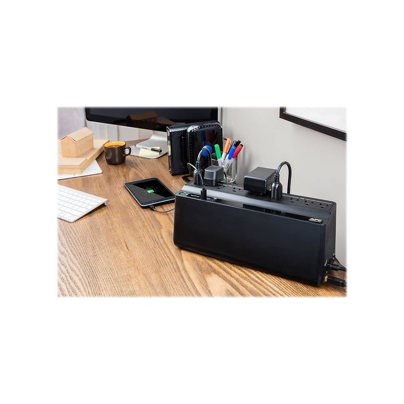 APC UPS Battery Backup & Surge Protector for Power Outages, 35 Minute Runtime (850VA/450W), Protects PC, Router, NAS & Home Office | Model BE850G2