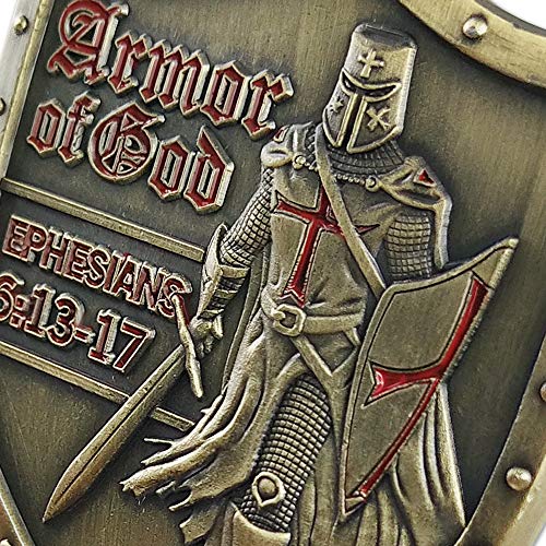 AtSKnSK Put On The Whole Armor of God Challenge Coin Eph 6:13-17 Pack of 5