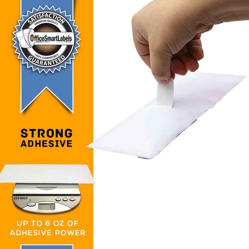 OfficeSmartLabels - 3/4 x 2 inch Return Blank Address/Multipurpose Labels, Compatible with 30578 (12 Rolls / 500 Labels Per Roll)