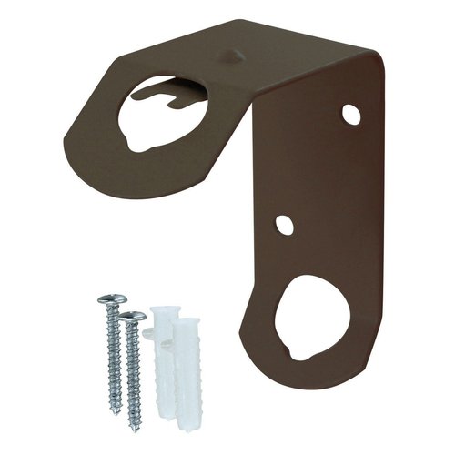 Super Tough AWB Wall Bracket for USA Classroom Stick Flags, Brown