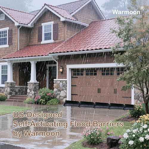 1FT*2FT Warmoon Self-Absorbing Flood Bags with Handles for US Homes - Ideal Barriers for Doorways, Garages & Basements (1ft*2ft (Pack of 6))