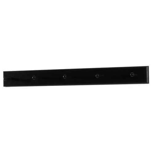 Wooden Mallet, Black 5 Peg Coat Rack