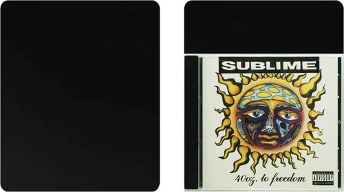 (100) Black Tall Heavy Duty CD Divider Cards - 5 5/8" x 6 3/4" - Perfect for Jewel Boxes in Security Keepers - #CDNS68BK30