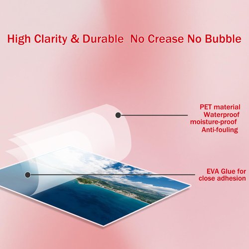 HARTWII 100Pack Legal Size Laminating Sheets 4 Mil Thermal Laminate Pouches for Extra Protection Clear Laminator Sheet, 9x14.5inches