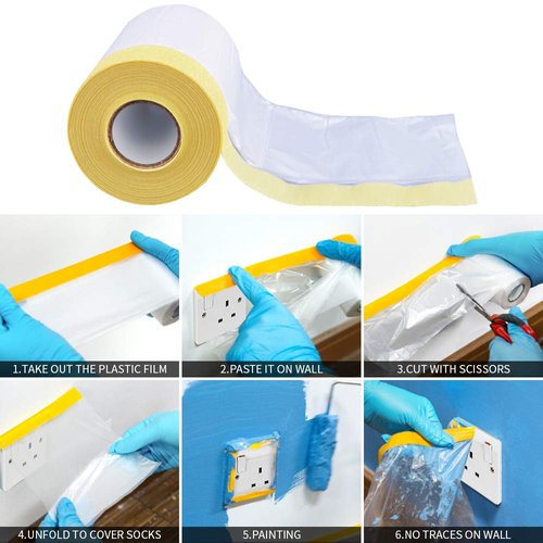 MyLifeUNIT Tape and Drape, Masking Paper with Tape Bundle