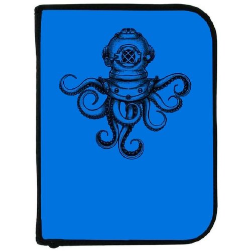Innovative Scuba Concepts Dive Log Book w/Insert Accessories Blue Octopus