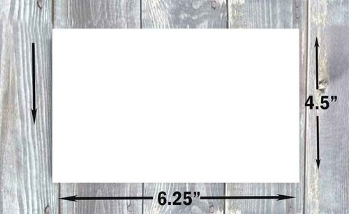 Hamilco Card Stock Blank Cards and Envelopes - Flat 4.5" x 6.25" A6 Linen White Cardstock Paper 100 Pack